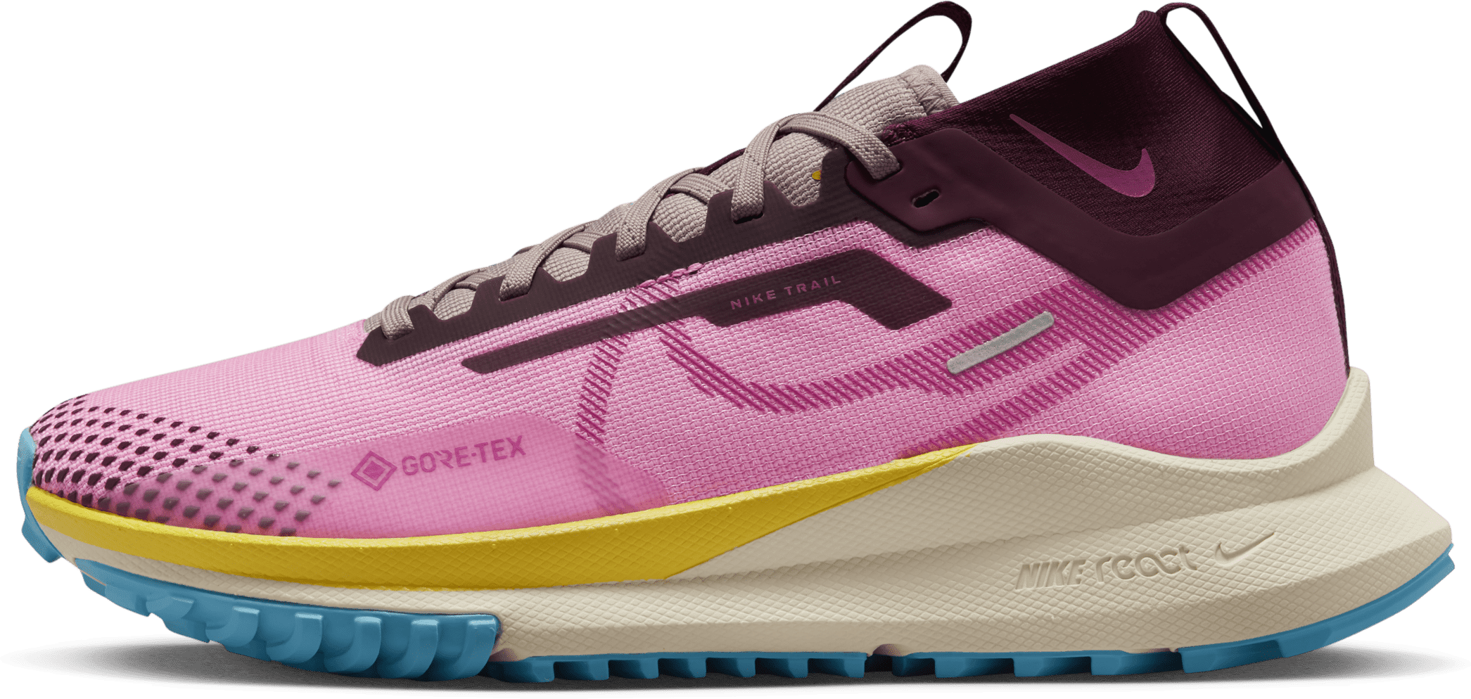 Nike Pegasus Trail 4 Gore-Tex Night Maroon Coconut Milk Active Fuchsia (W)
