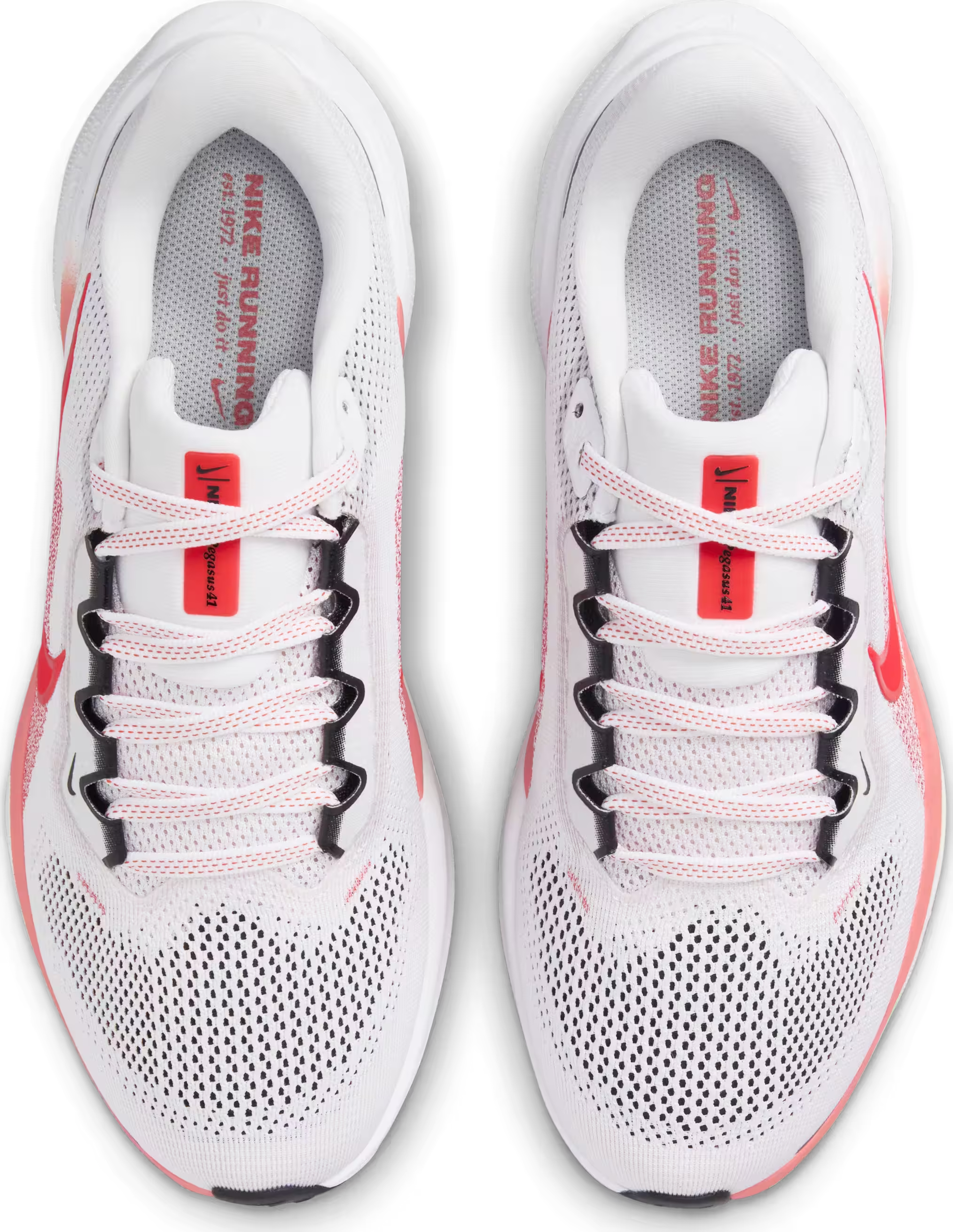 Nike Air Zoom Pegasus 41 White Magic Ember Bright Crimson (Women's)