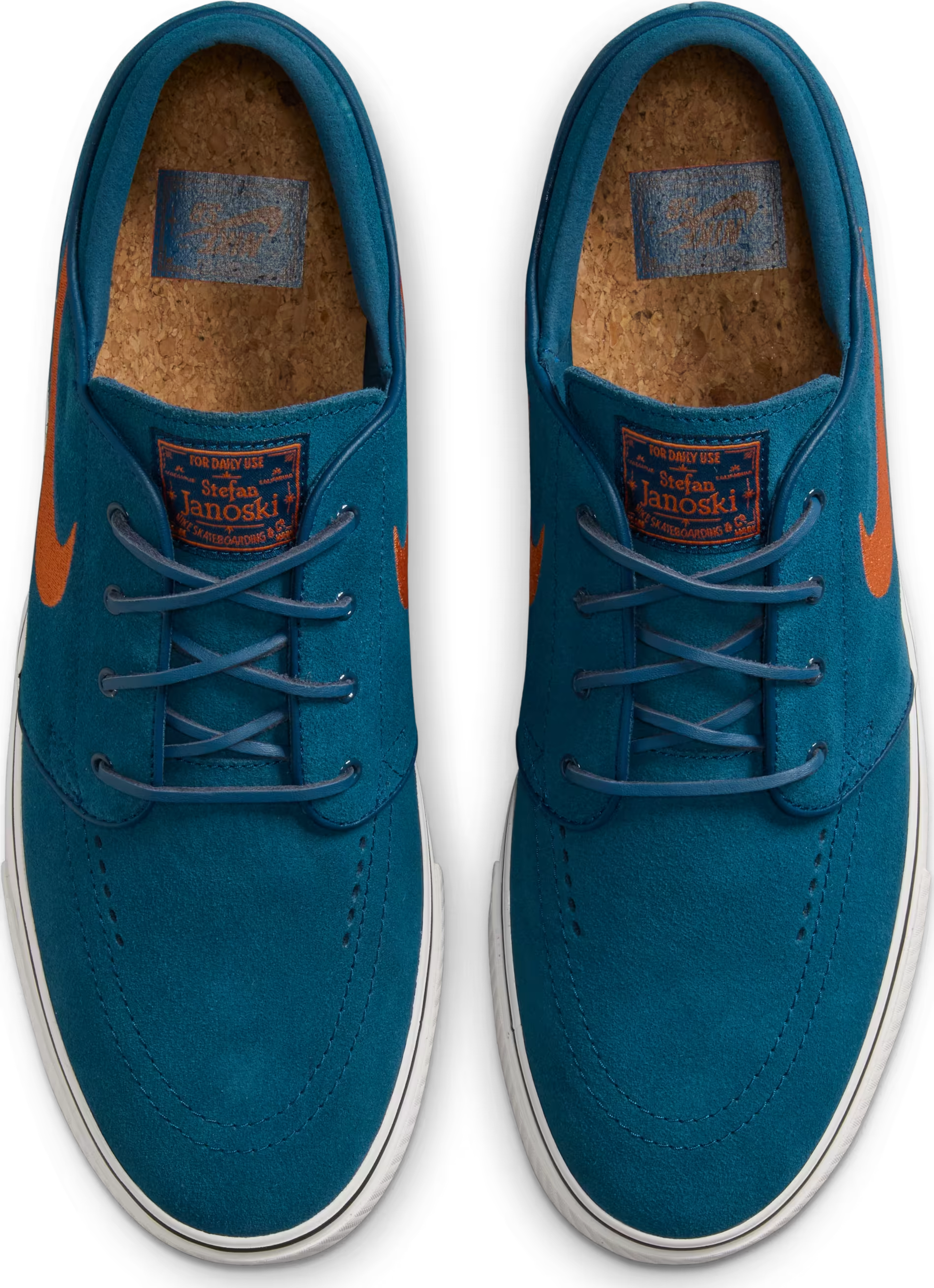 Nike SB Zoom Janoski OG+ Blue Force Campfire Orange
