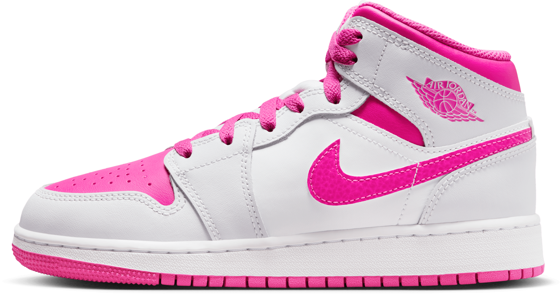 Air Jordan 1 Mid GS "Fire Pink"