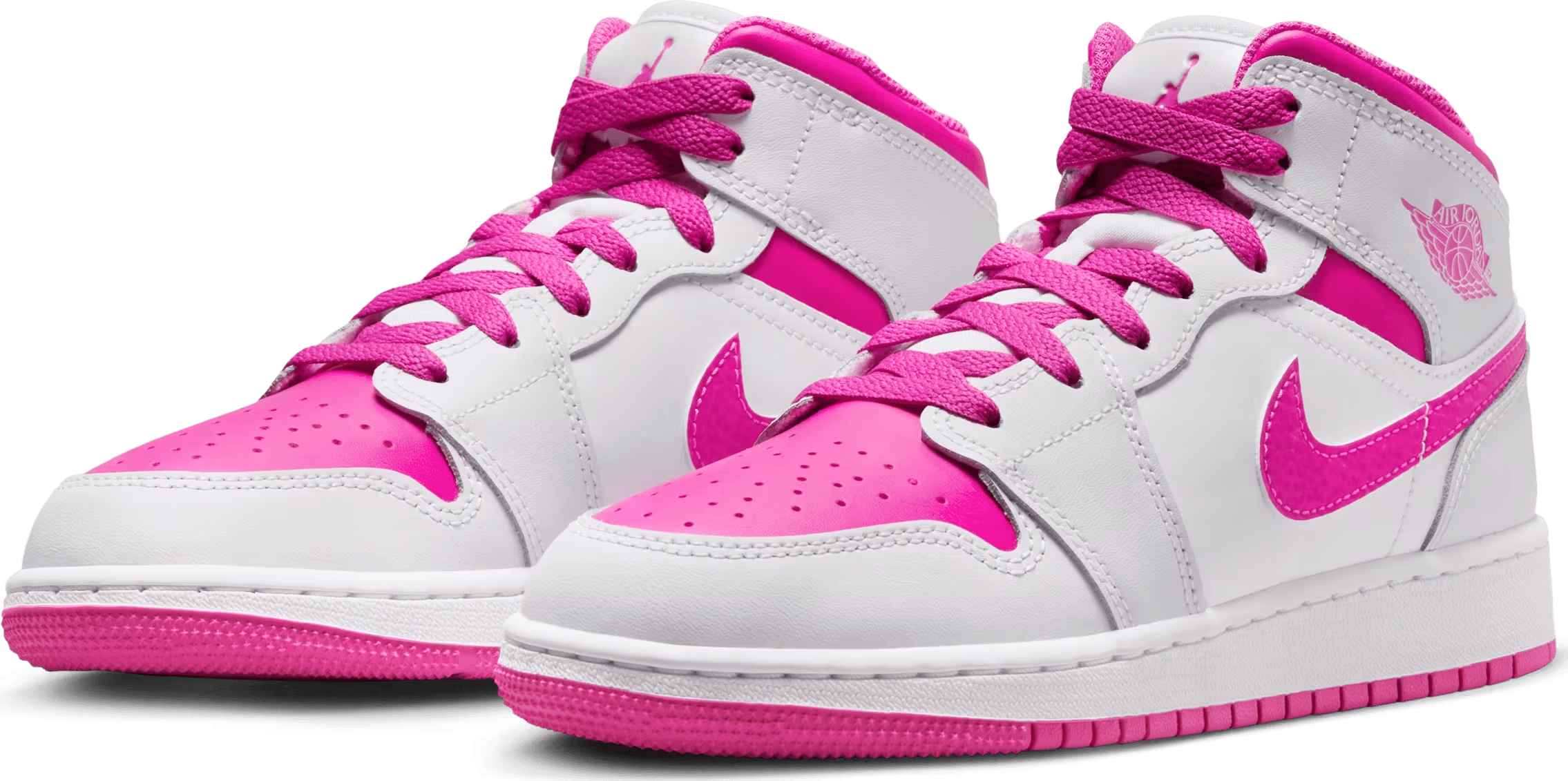 Air Jordan 1 Mid GS "Fire Pink"