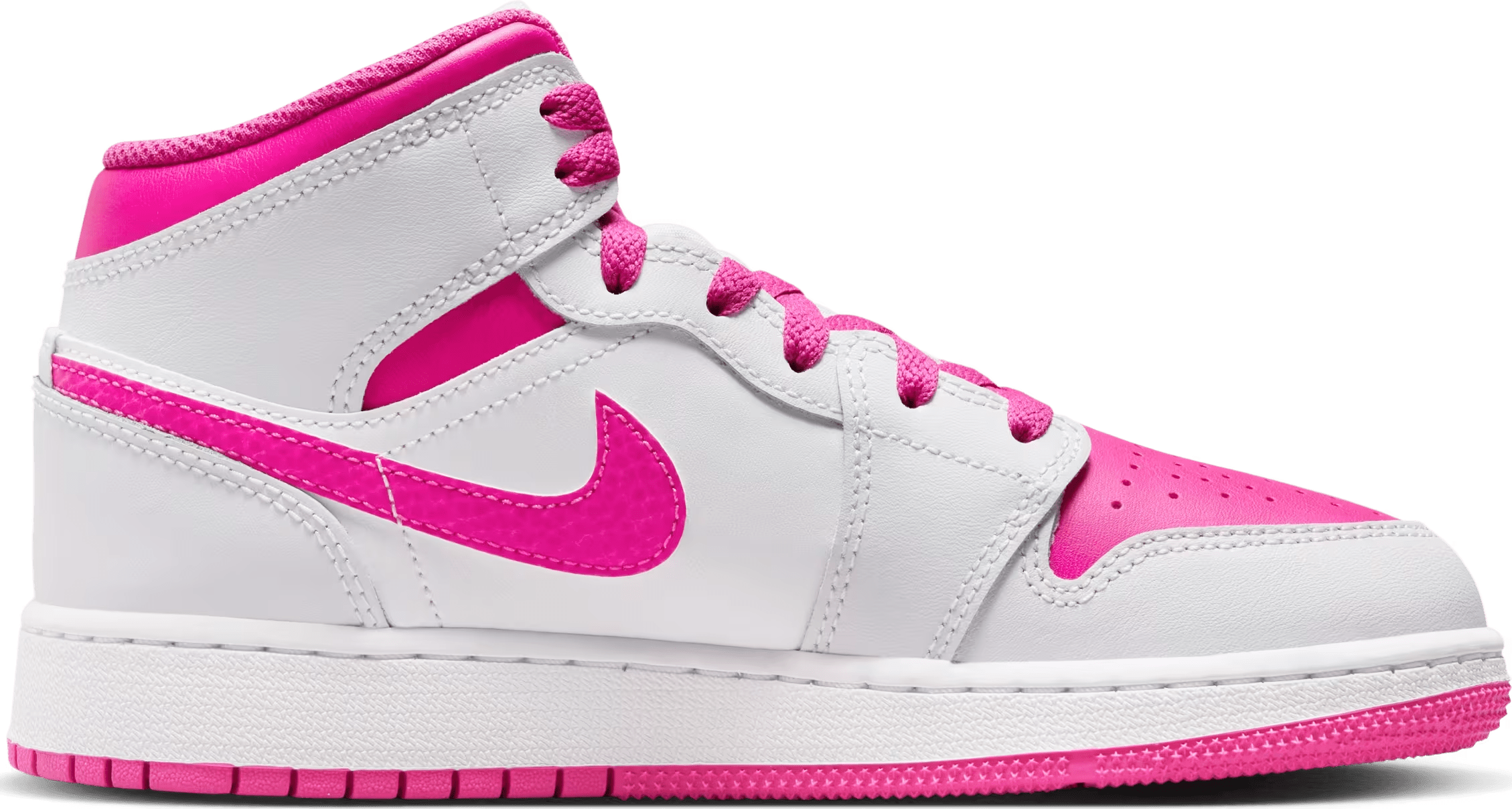 Air Jordan 1 Mid GS "Fire Pink"