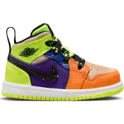 Air Jordan 1 Mid SE TD "Volt/Vivid Orange"