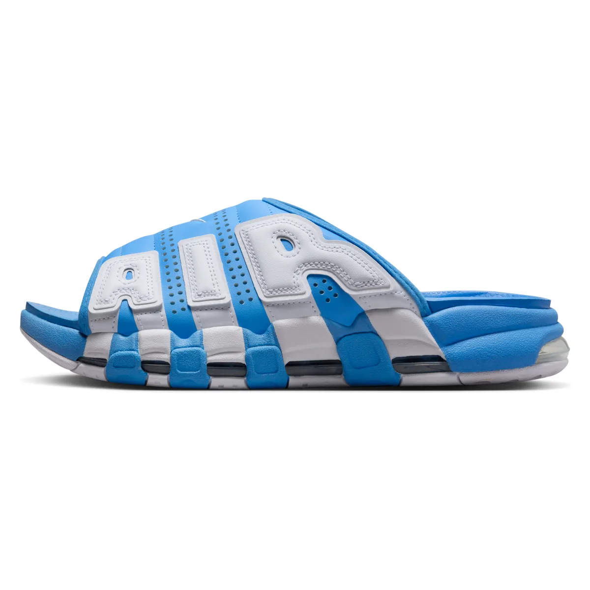 Nike Air More Uptempo Slippers "University Blue"