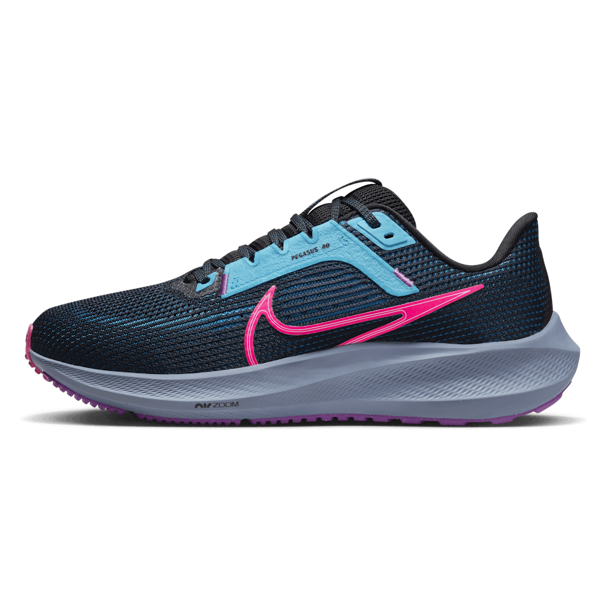 Nike Pegasus 40 SE Black Baltic Blue Hyper Pink (Women's)