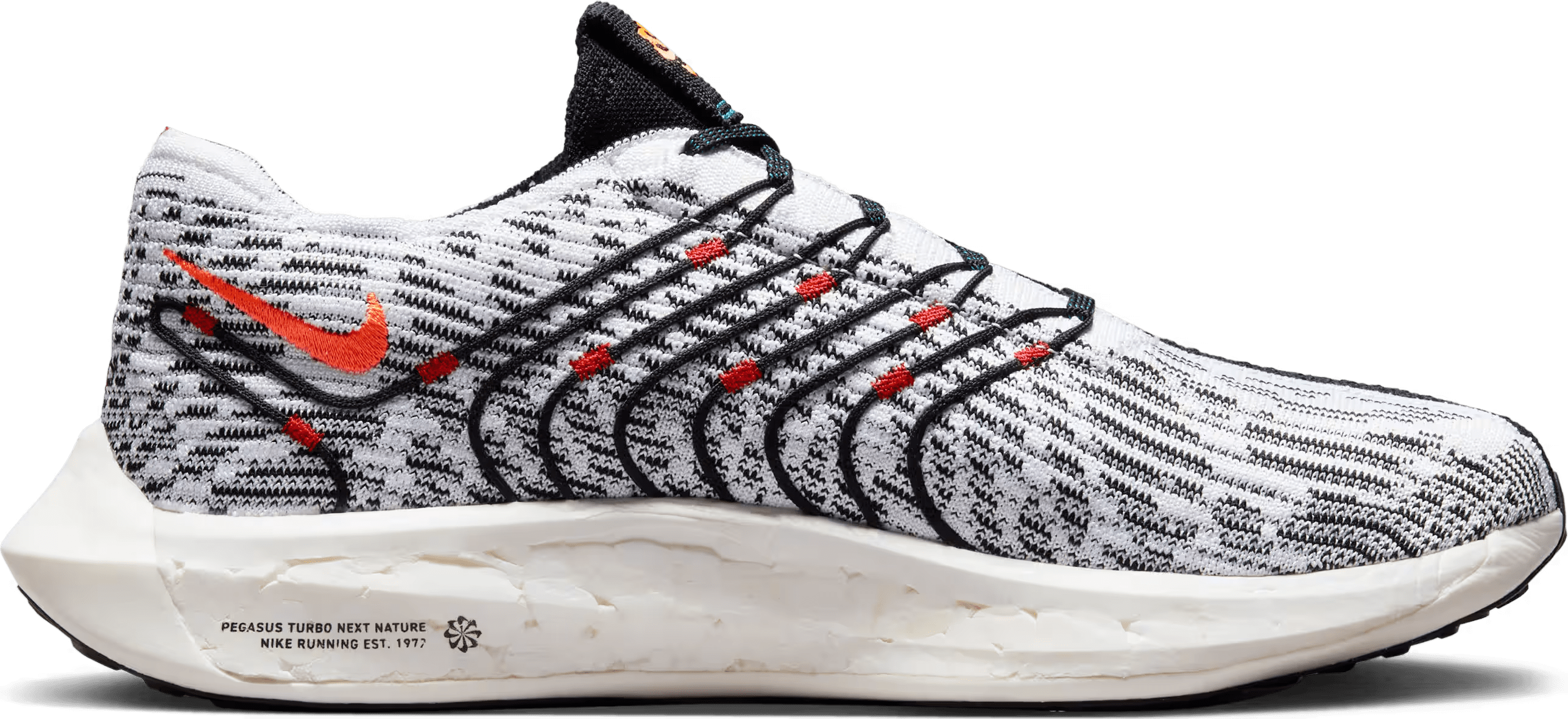 Nike Pegasus Turbo Next Nature White Red Orange Blue