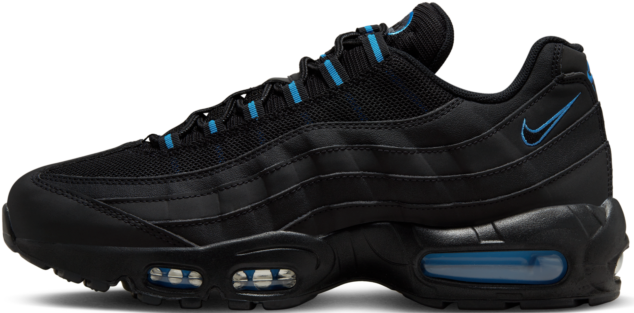 Nike air max zwart blauw sale