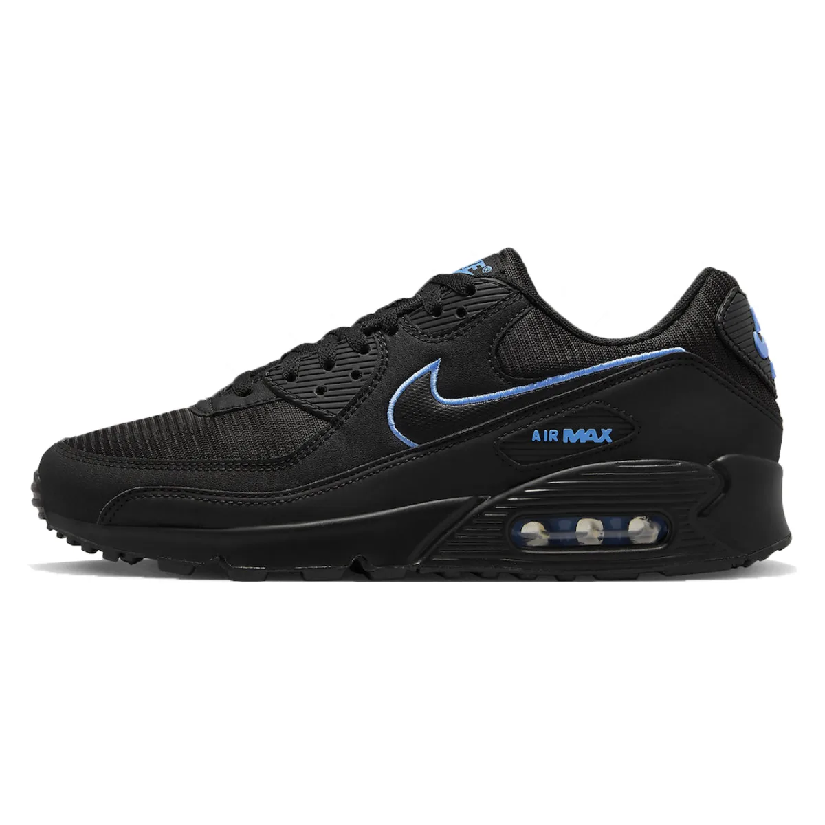 Nike Air Max 90 "Black University Blue"