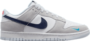 Nike Dunk Low Mini Swoosh "Grey Navy"