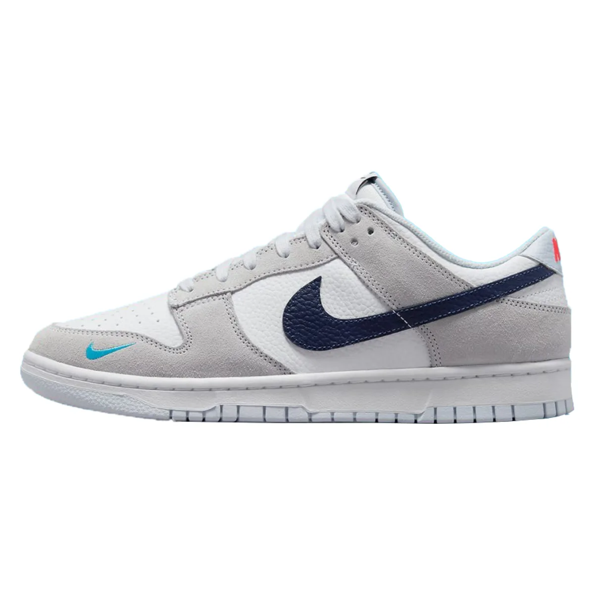 Nike Dunk Low Mini Swoosh "Grey Navy"