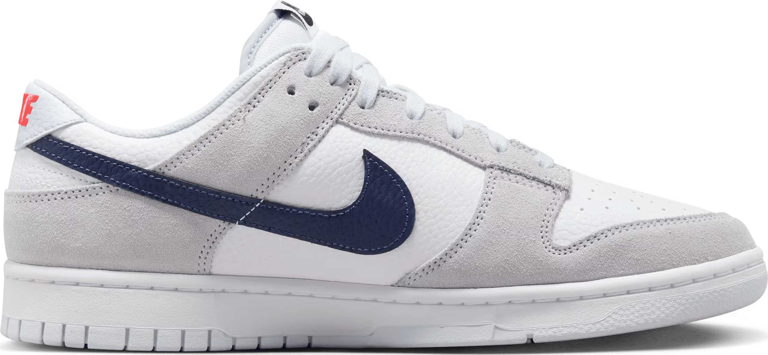 Nike Dunk Low Mini Swoosh "Grey Navy"