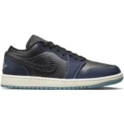 Air Jordan 1 Low SE "Black Dark Obsidian Snakeskin"