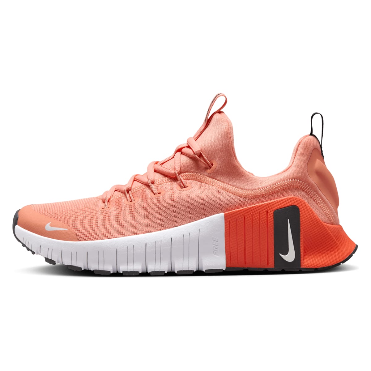 Nike Free Metcon 6 Apricot Agate Turf Orange Black White (Women's)