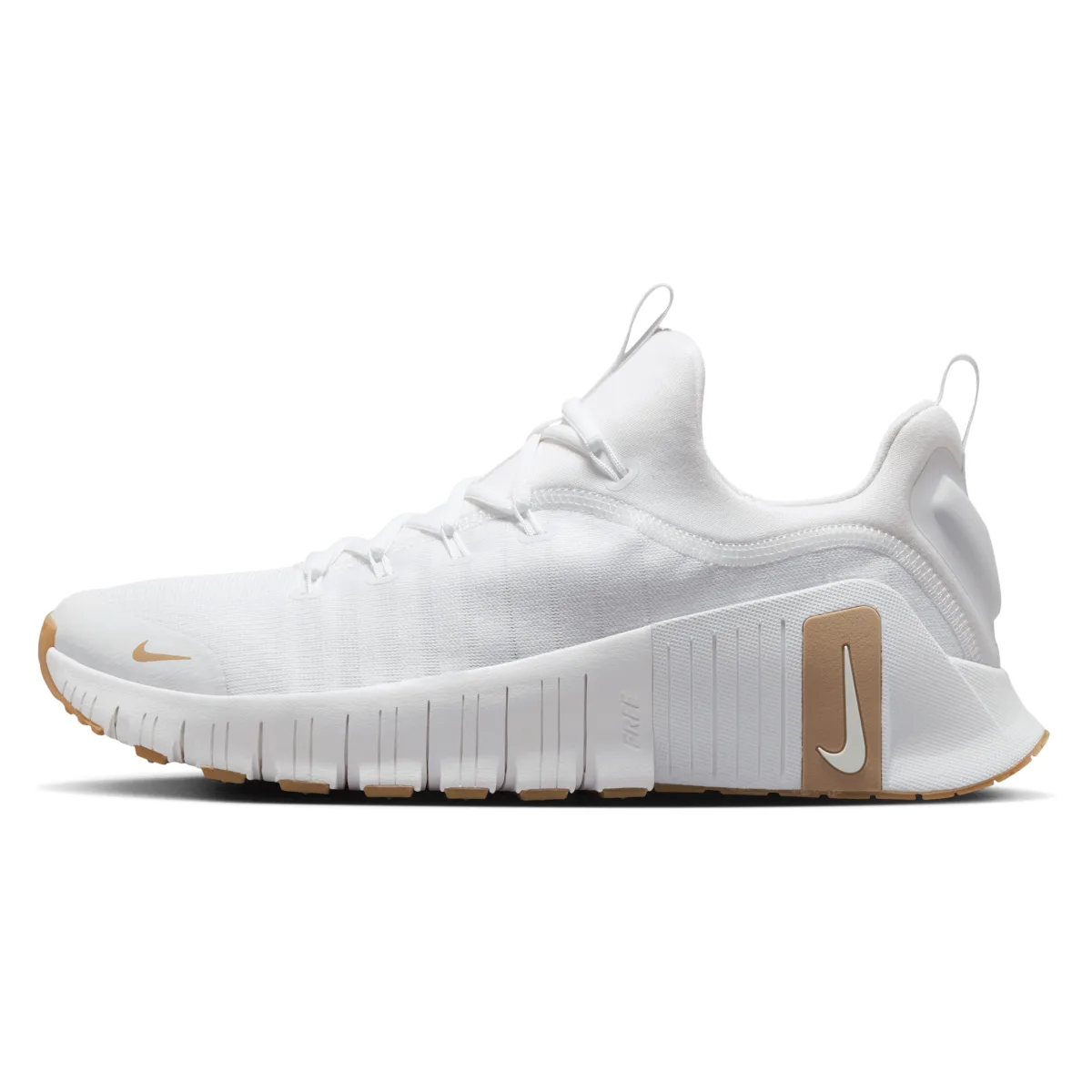 Nike Free Metcon 6 White Gum Light Brown Hemp
