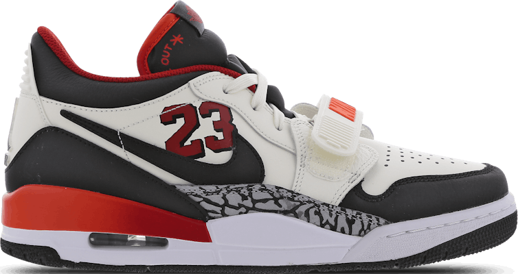 Air Jordan Legacy 312 Low 23 White Black Red