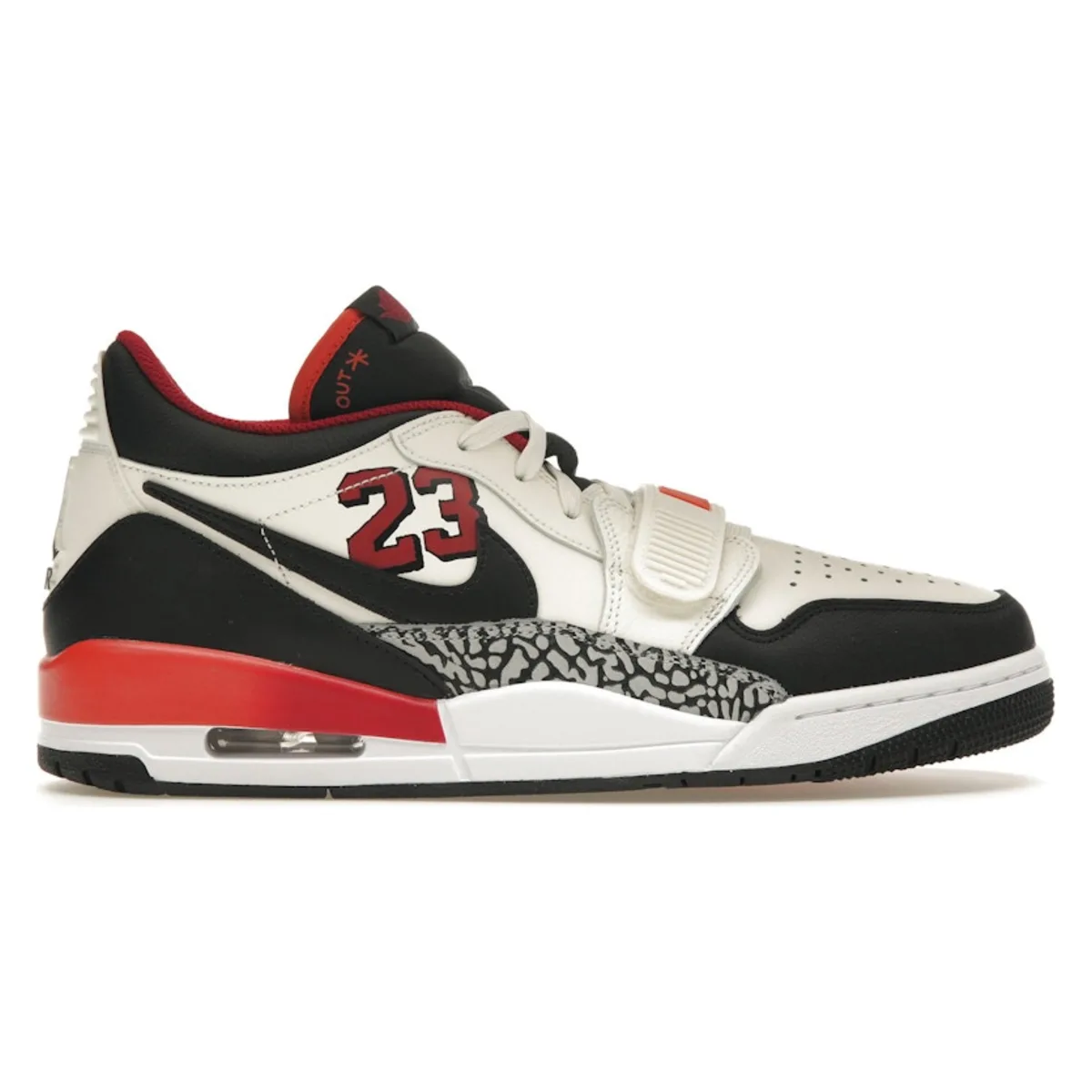 Air Jordan Legacy 312 Low 23 White Black Red