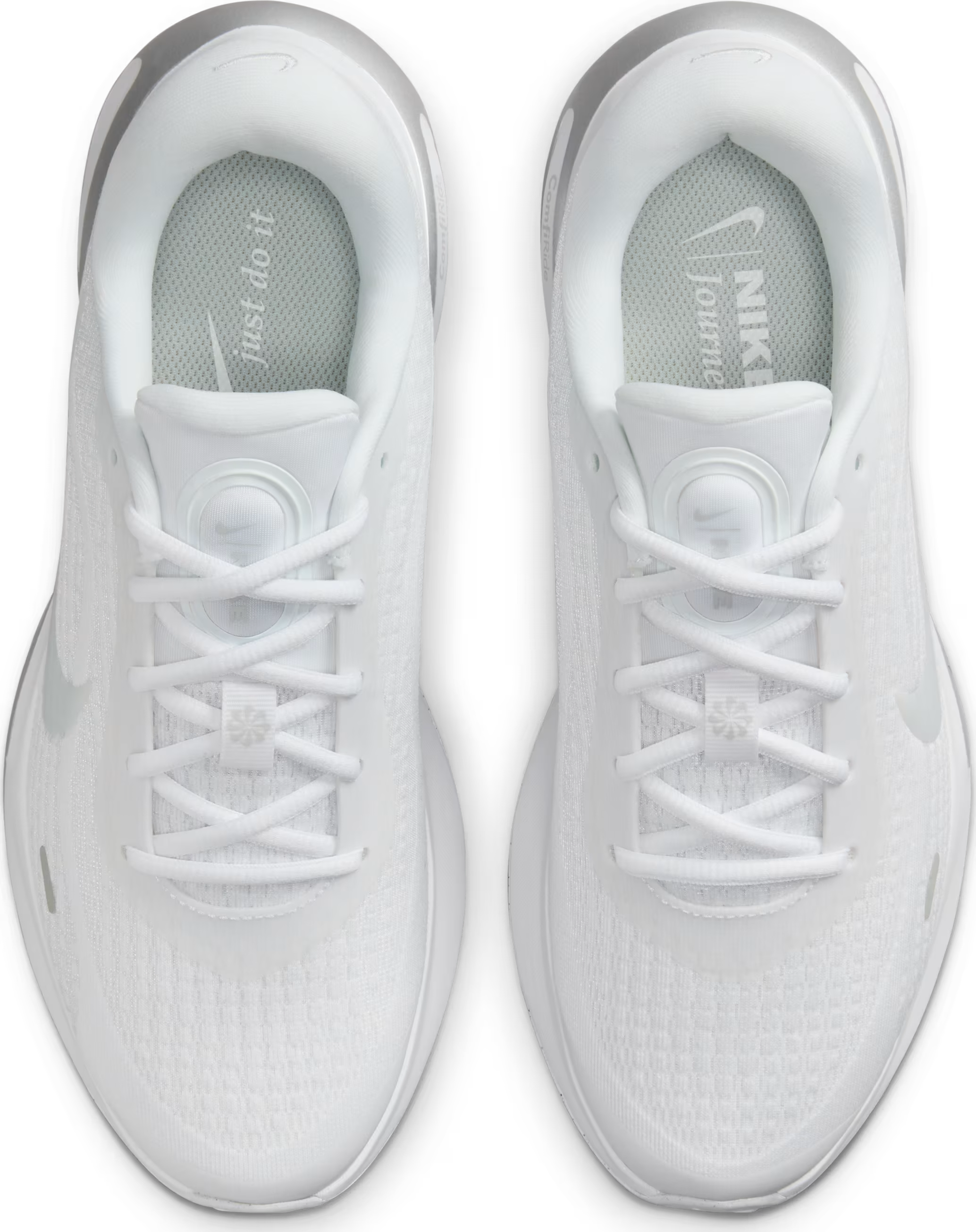 Nike Journey Run White Pure Platinum Metallic Silver (Women's)