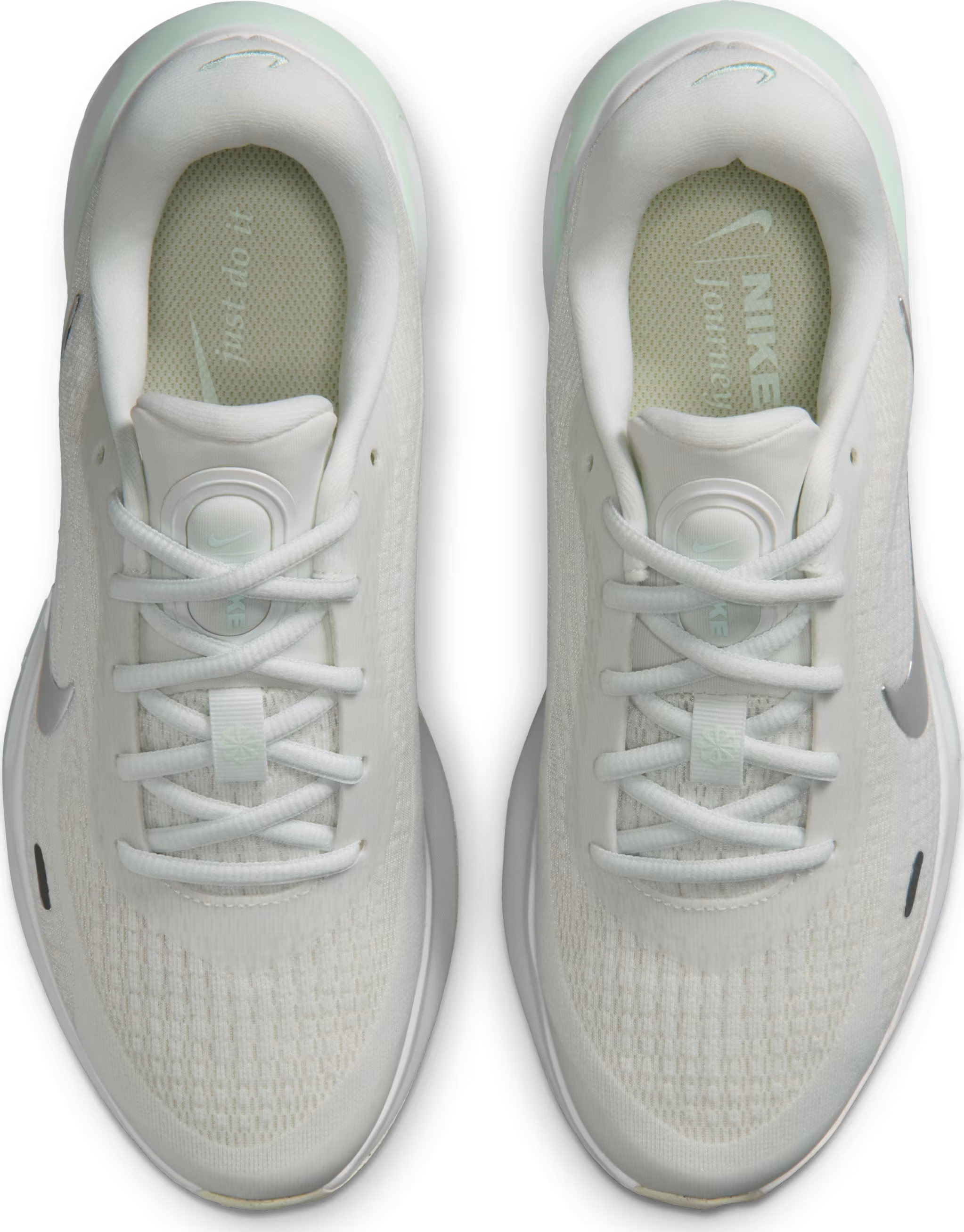 Nike Journey Run Summit White Barely Green Silver (Women's)