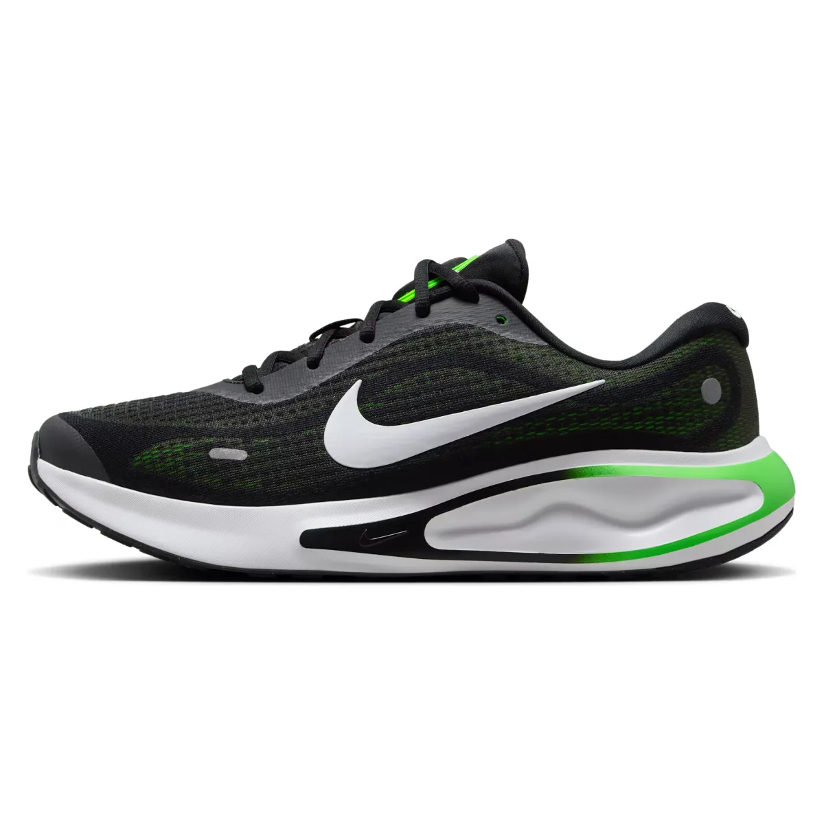 Nike Journey Run Black Green Strike Green Shock White