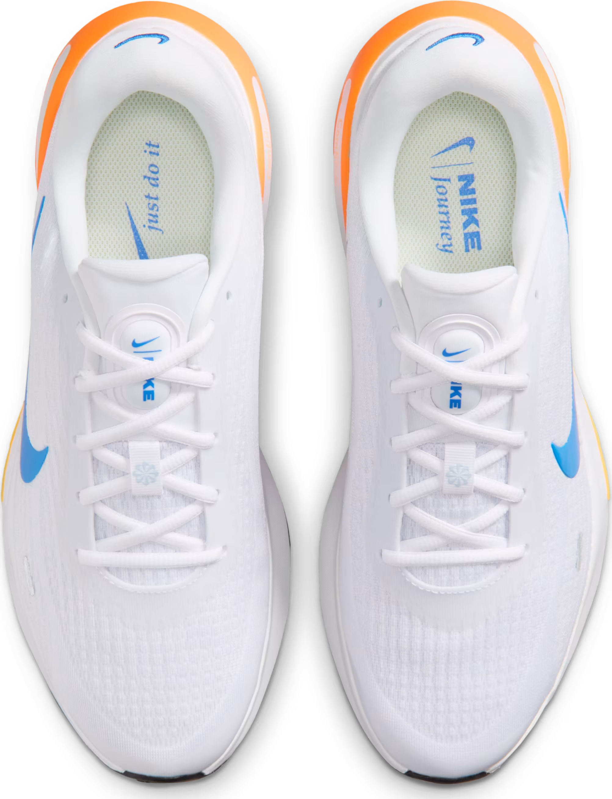 Nike Journey Run White Orange Hydrogen Blue Crystal