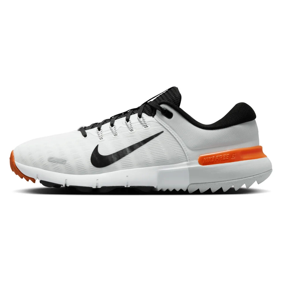Nike Free Golf Next Nature White Safety Orange Black