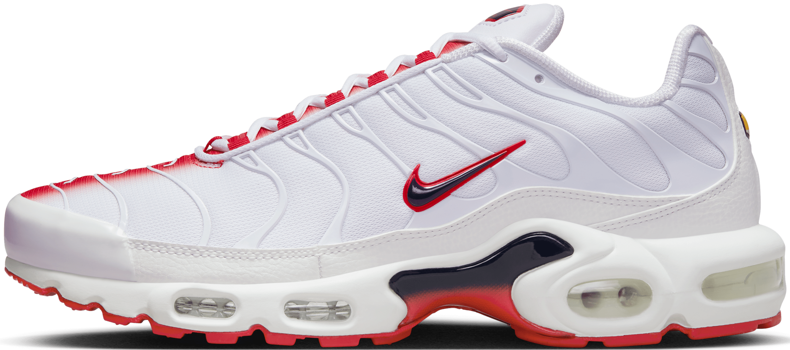 Nike air max plus white university red on sale