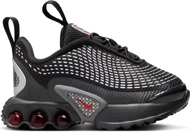Nike Air Max Dn Black Metallic Silver University Red (TD)