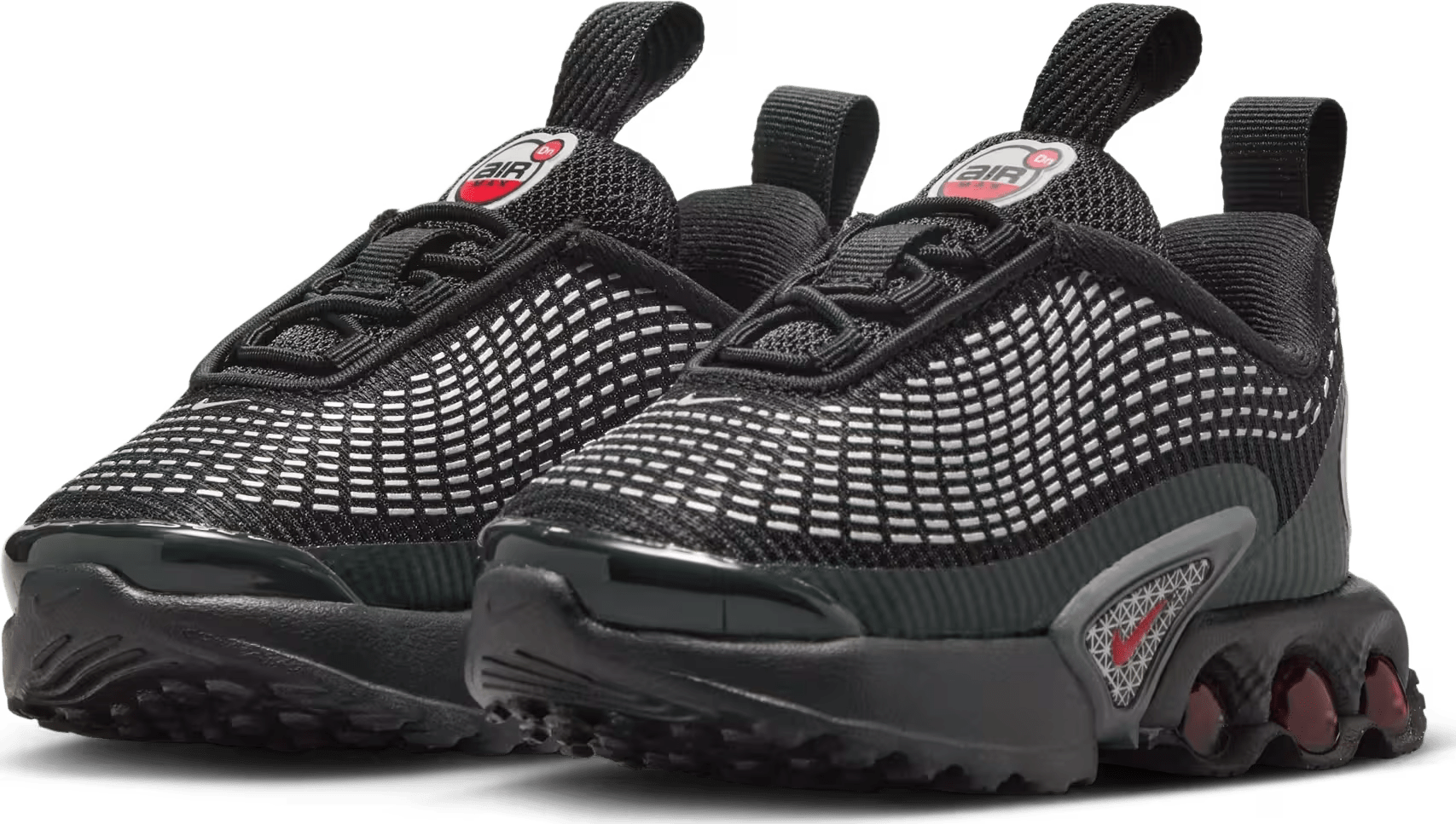Nike Air Max Dn Black Metallic Silver University Red (TD)