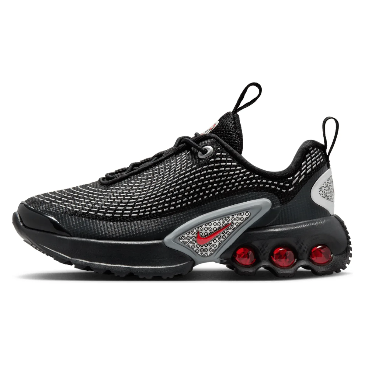 Nike Air Max Dn Black Metallic Silver University Red (PS)
