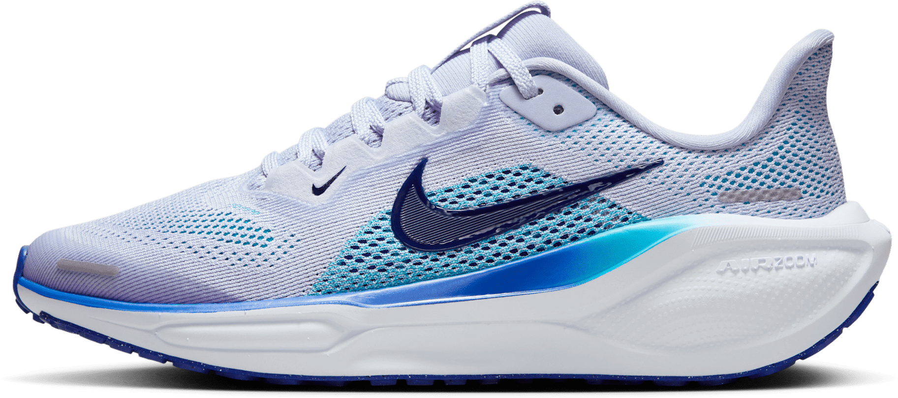 Nike Air Zoom Pegasus 41 Ghost Football Grey Deep Night Blue Void (GS)