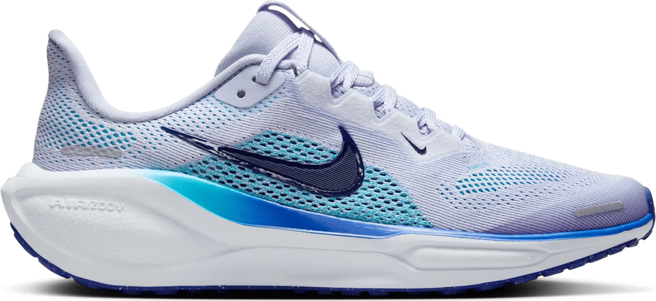 Nike Air Zoom Pegasus 41 Ghost Football Grey Deep Night Blue Void (GS)