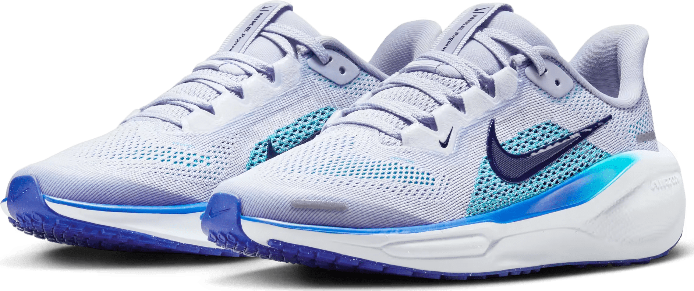 Nike Air Zoom Pegasus 41 Ghost Football Grey Deep Night Blue Void (GS)