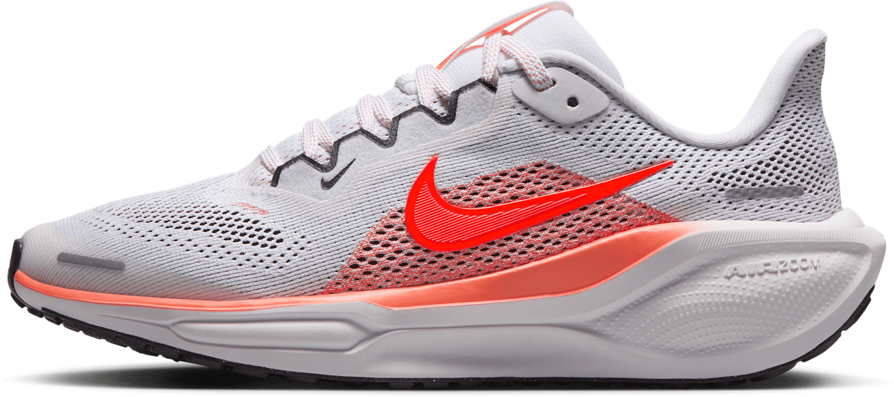 Nike Pegasus 41 White Magic Ember Black Bright Crimson (GS)