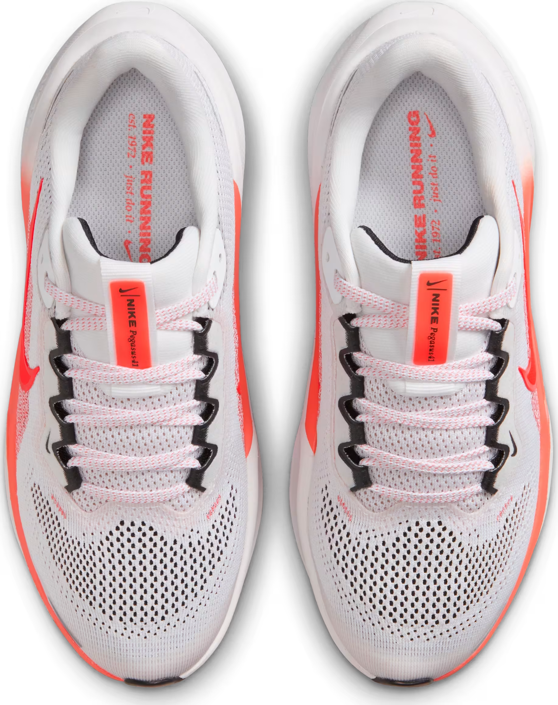 Nike Pegasus 41 White Magic Ember Black Bright Crimson (GS)
