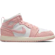 Air Jordan 1 Mid SE PS "Pink Suede"