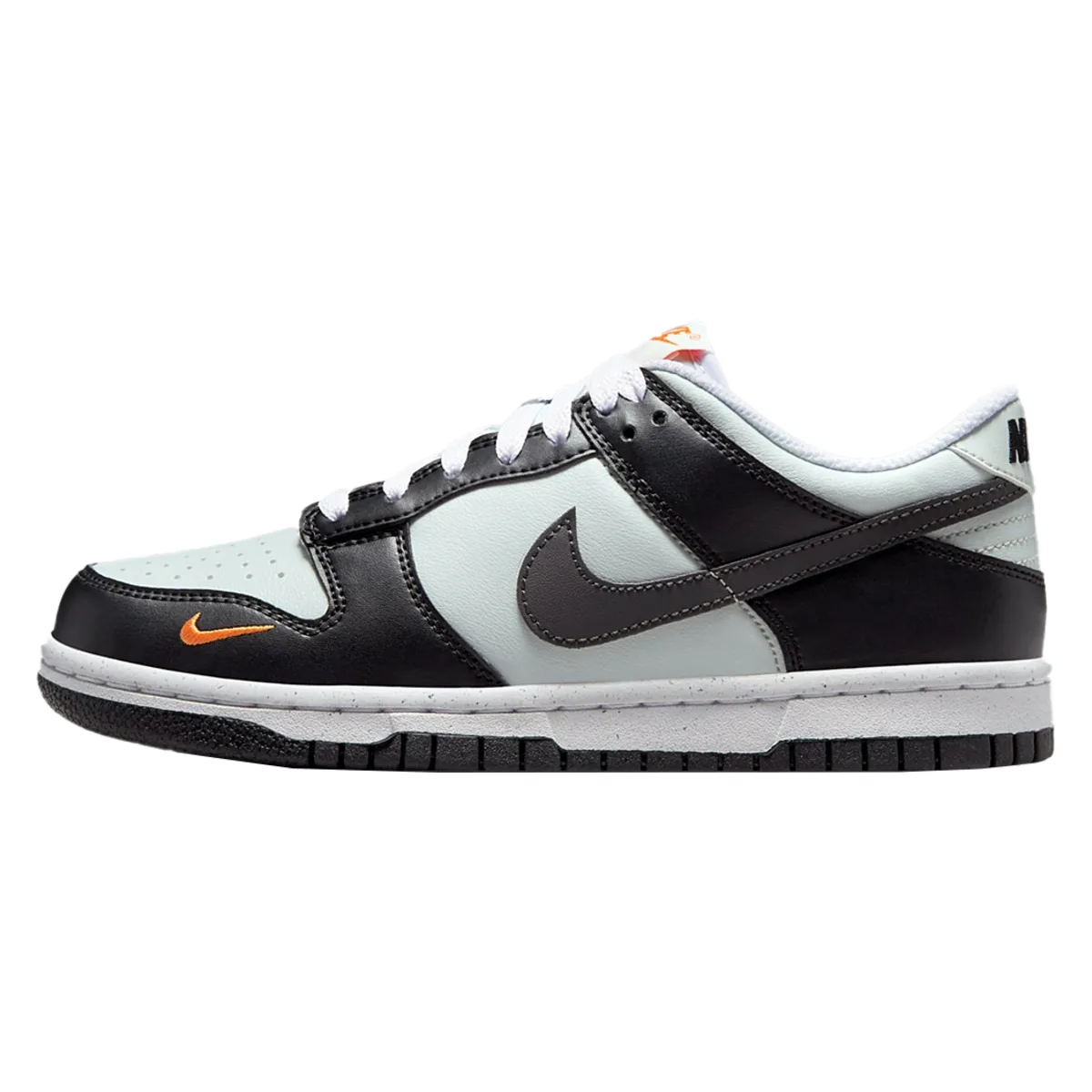 Nike Dunk Low GS Mini Swoosh "Black White"