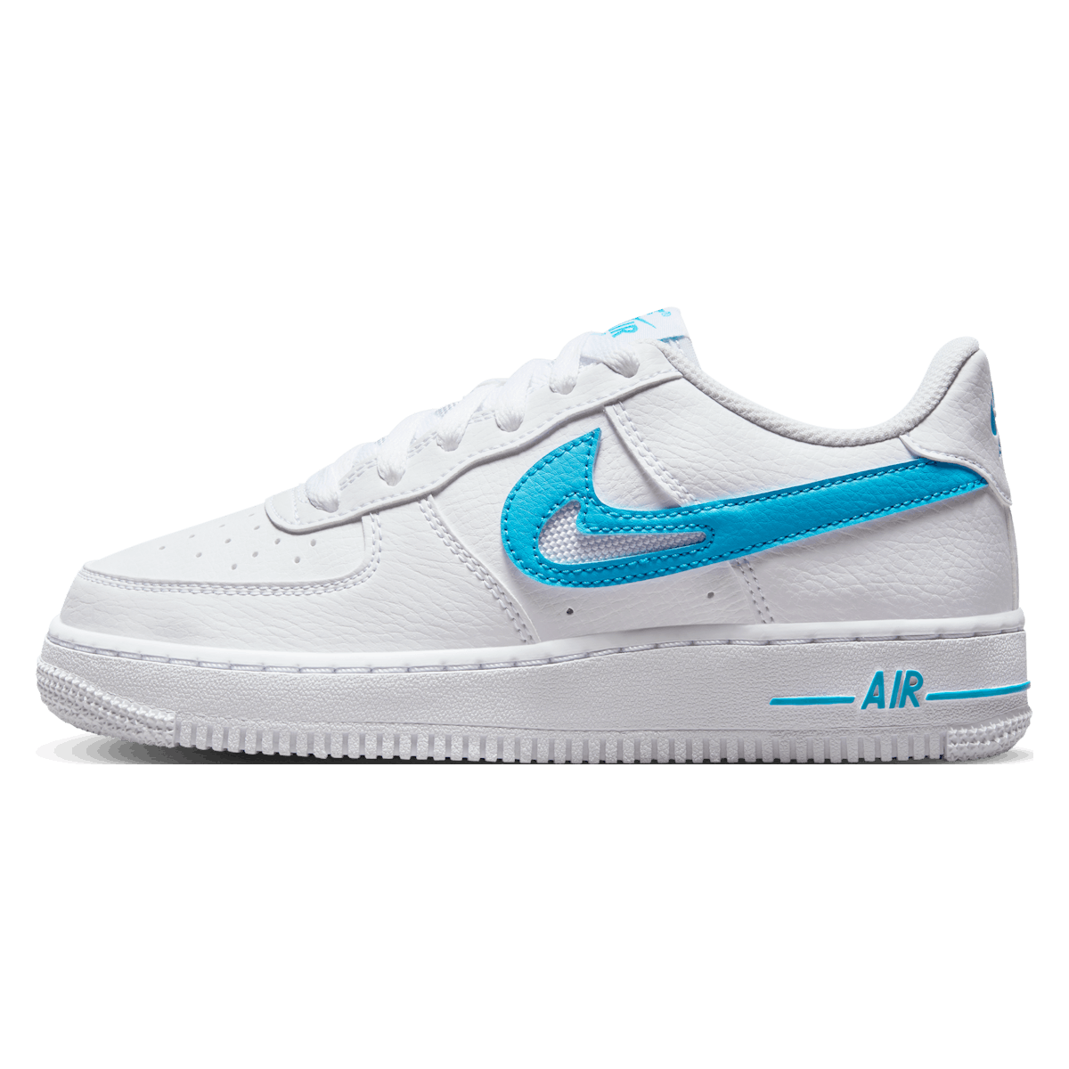 Nike Air Force 1 Low GS "Cut-Out Blue Lightning"