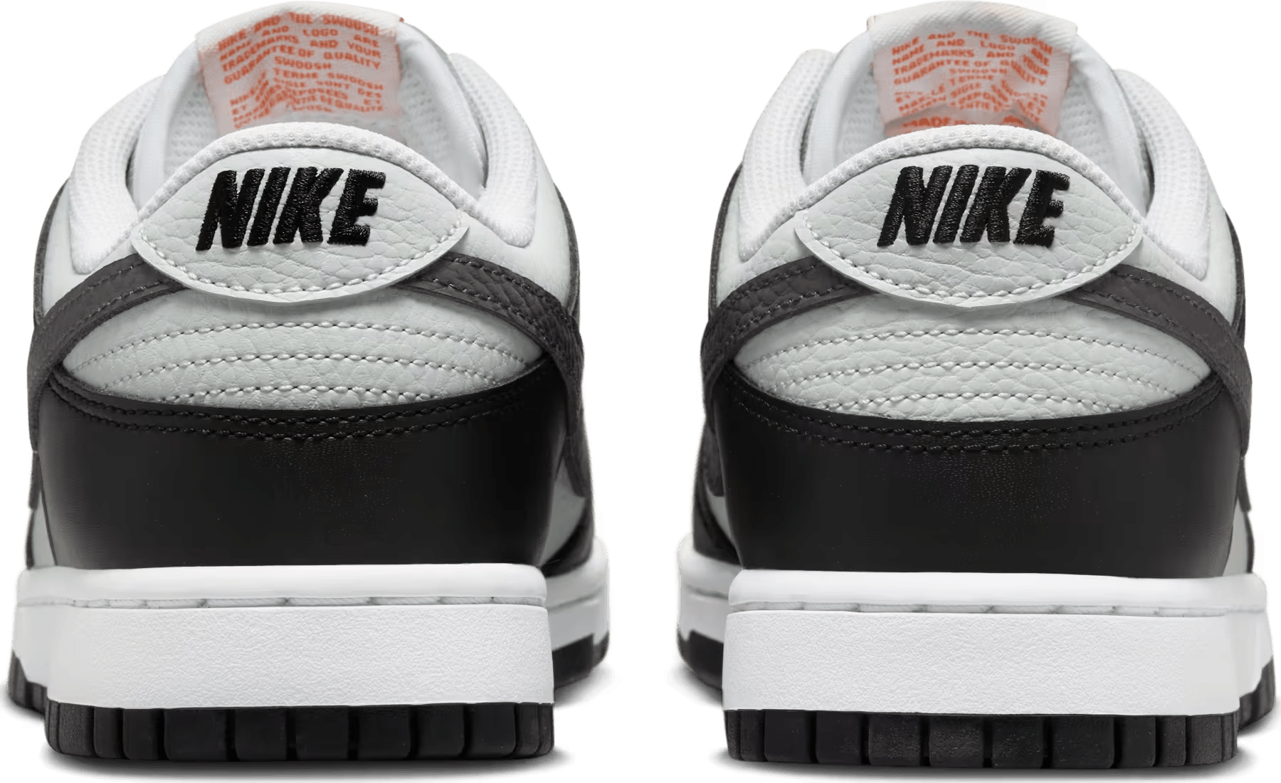 Nike Dunk Low Mini Swoosh "Black White"
