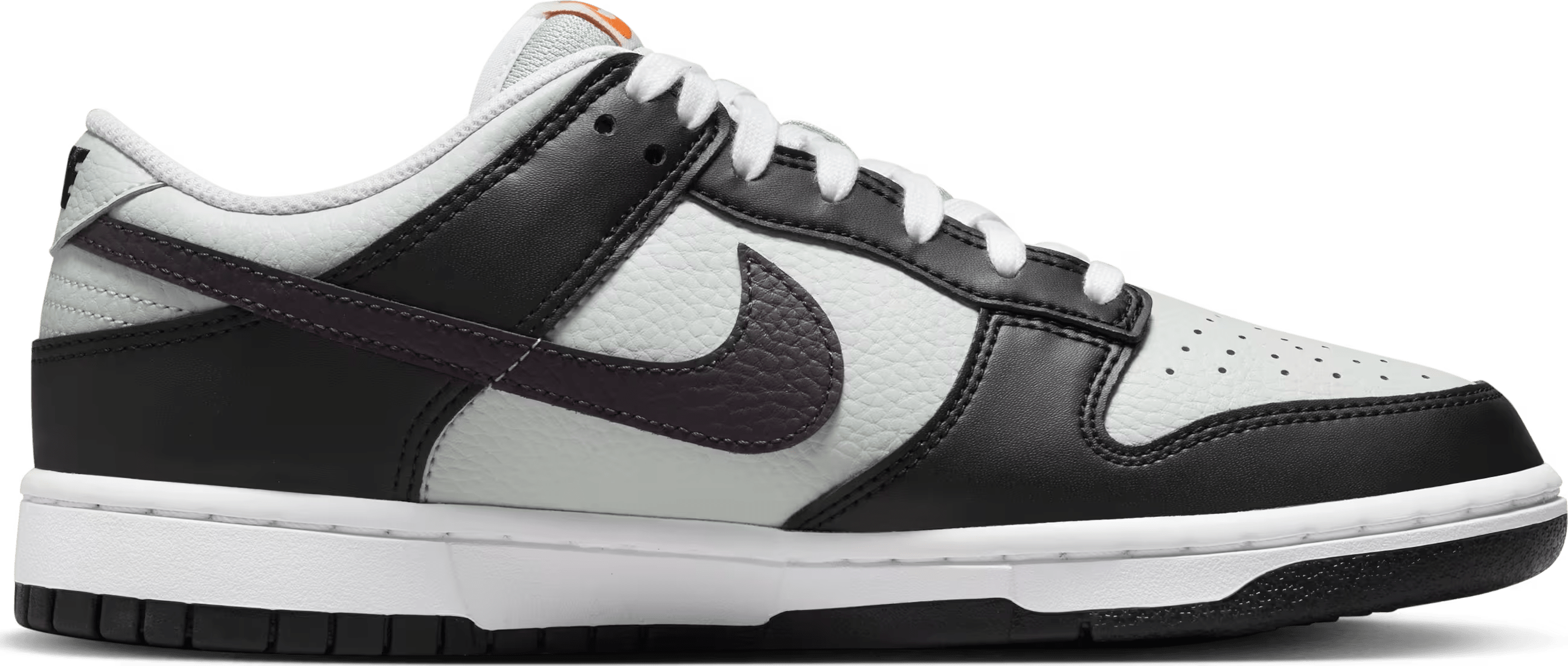 Nike Dunk Low Mini Swoosh "Black White"