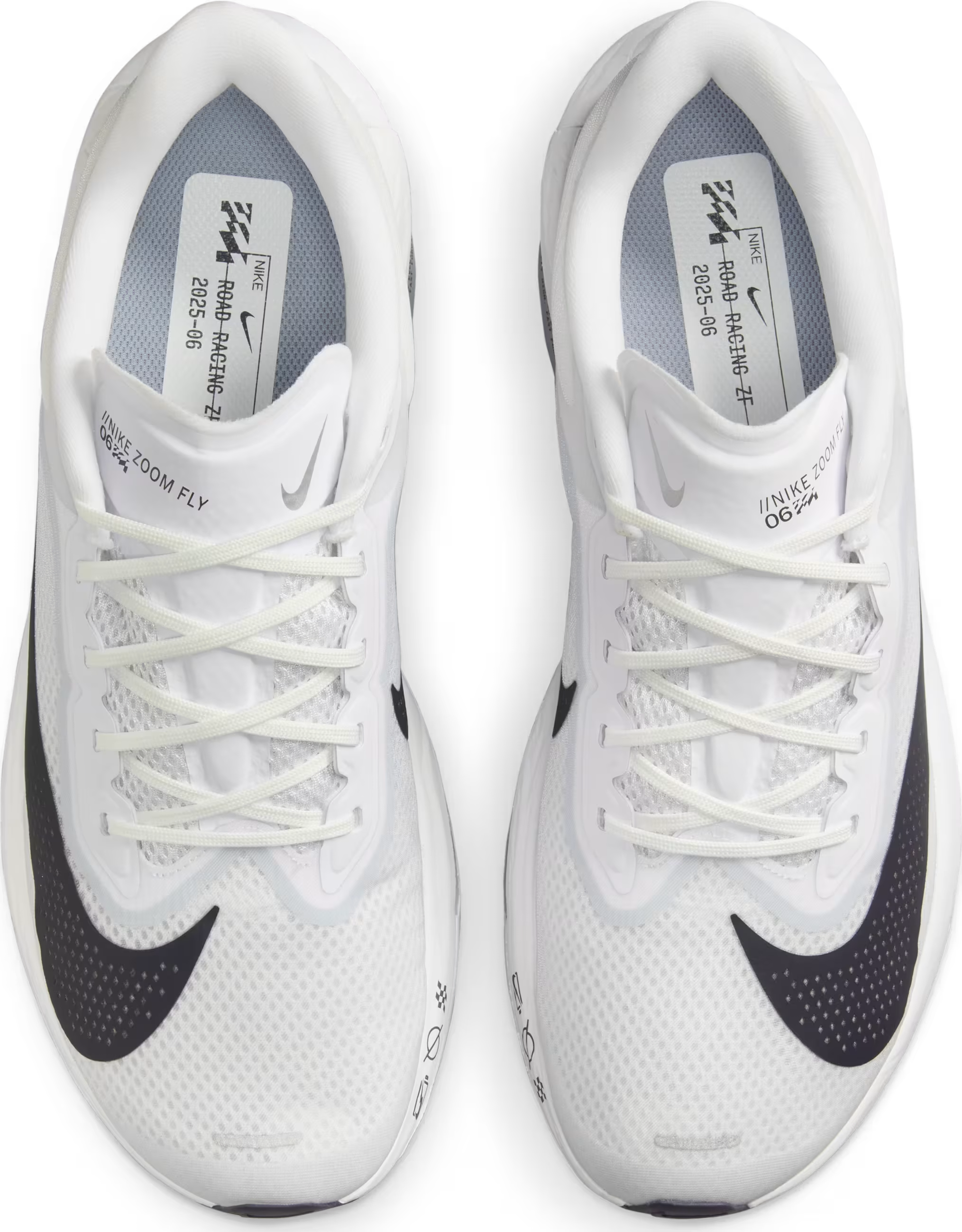 Nike Zoom Fly 6 White Pure Platinum Obsidian Mist Gridiron