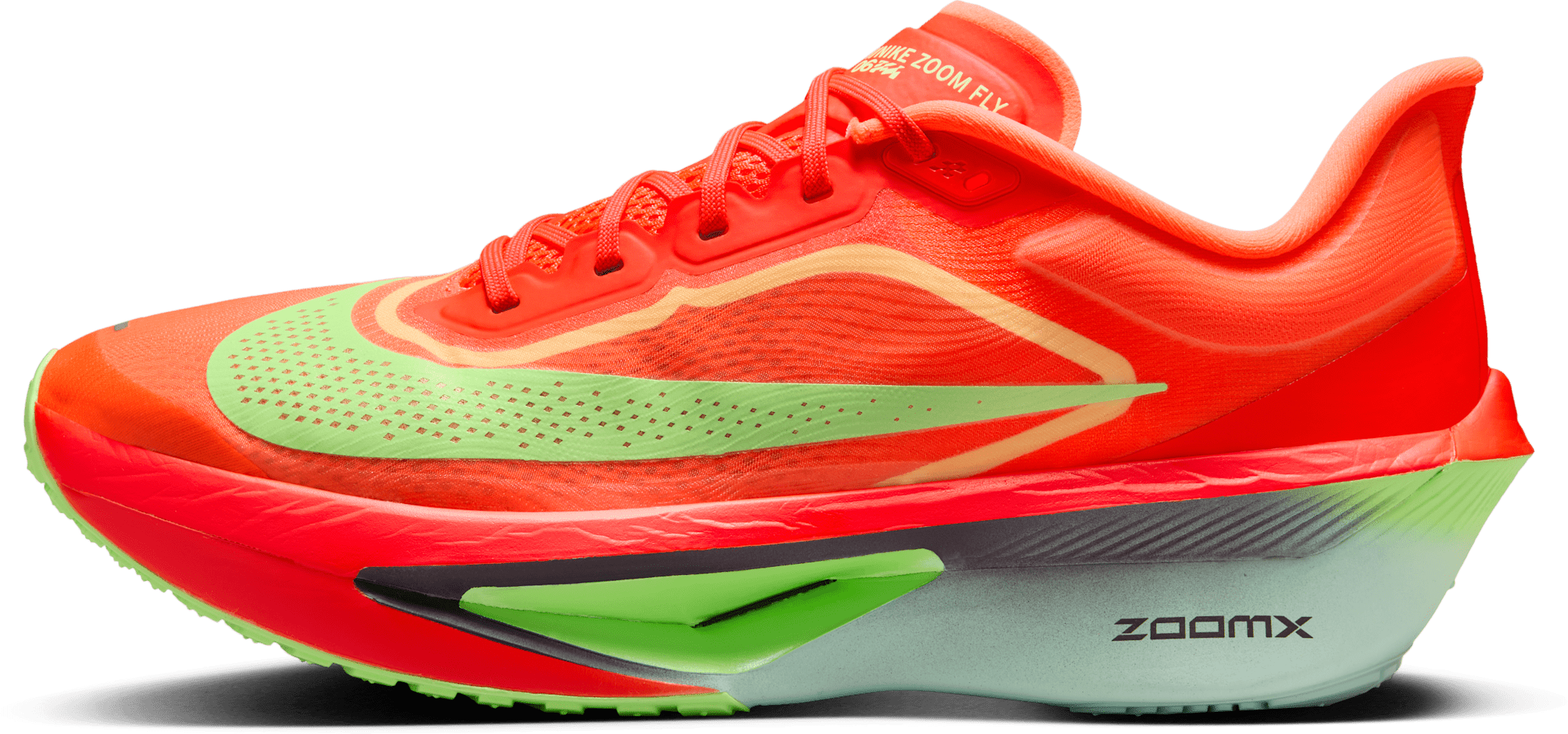 Nike Zoom Fly 6 Bright Crimson Lime Blast Mint Foam Cave Purple