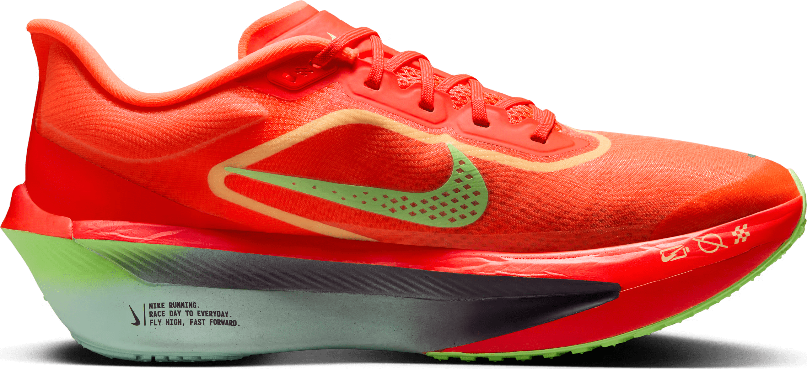 Nike Zoom Fly 6 Bright Crimson Lime Blast Mint Foam Cave Purple