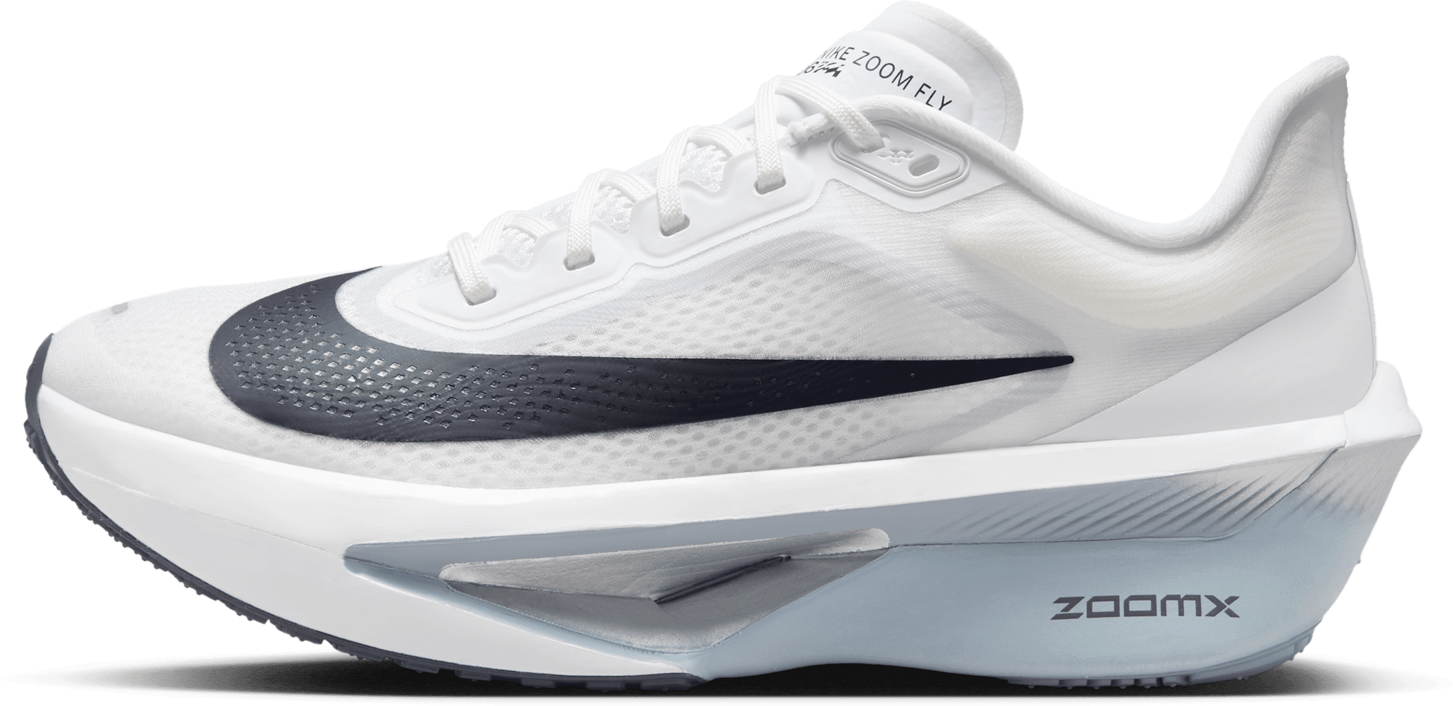 Nike Zoom Fly 6 White Pure Platinum Obsidian Mist Gridiron (Women's)