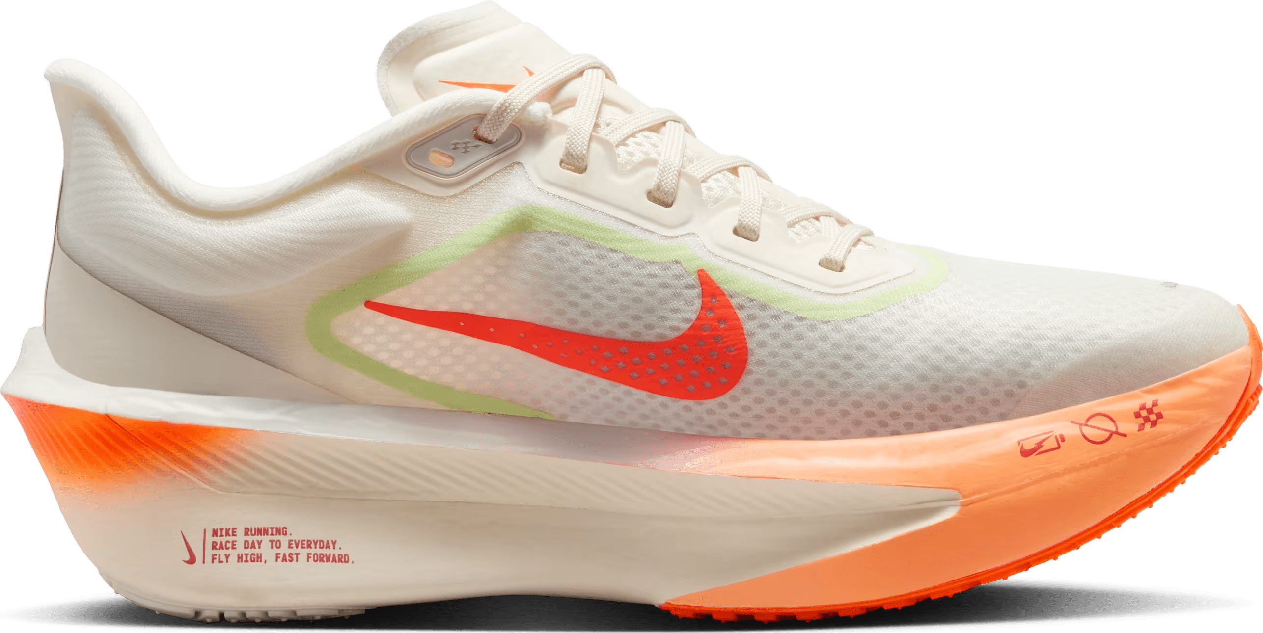 Nike Zoom Fly 6 Pale Ivory Hyper Crimson Barely Volt (Women's)