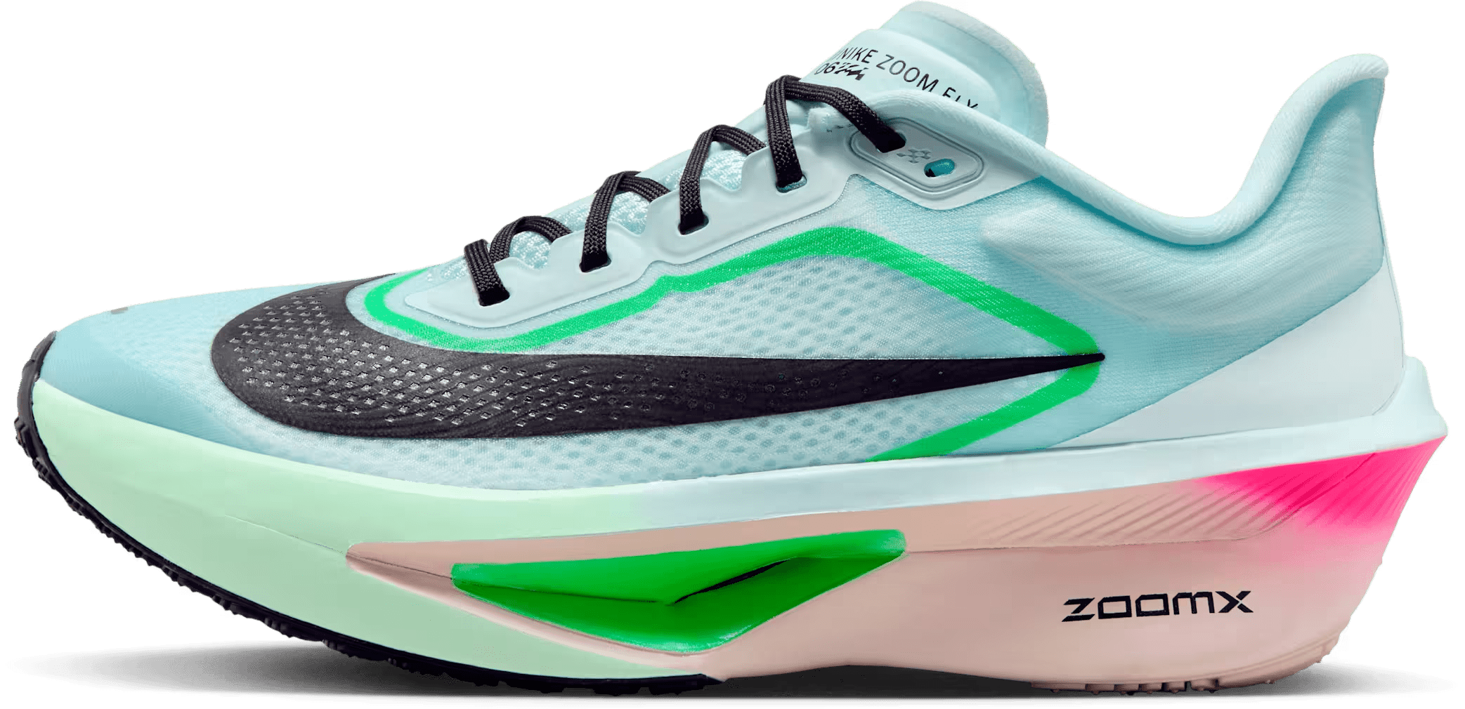 Nike Zoom Fly 6 Glacier Ice Hyper Pink Green Shock Black (Women's)
