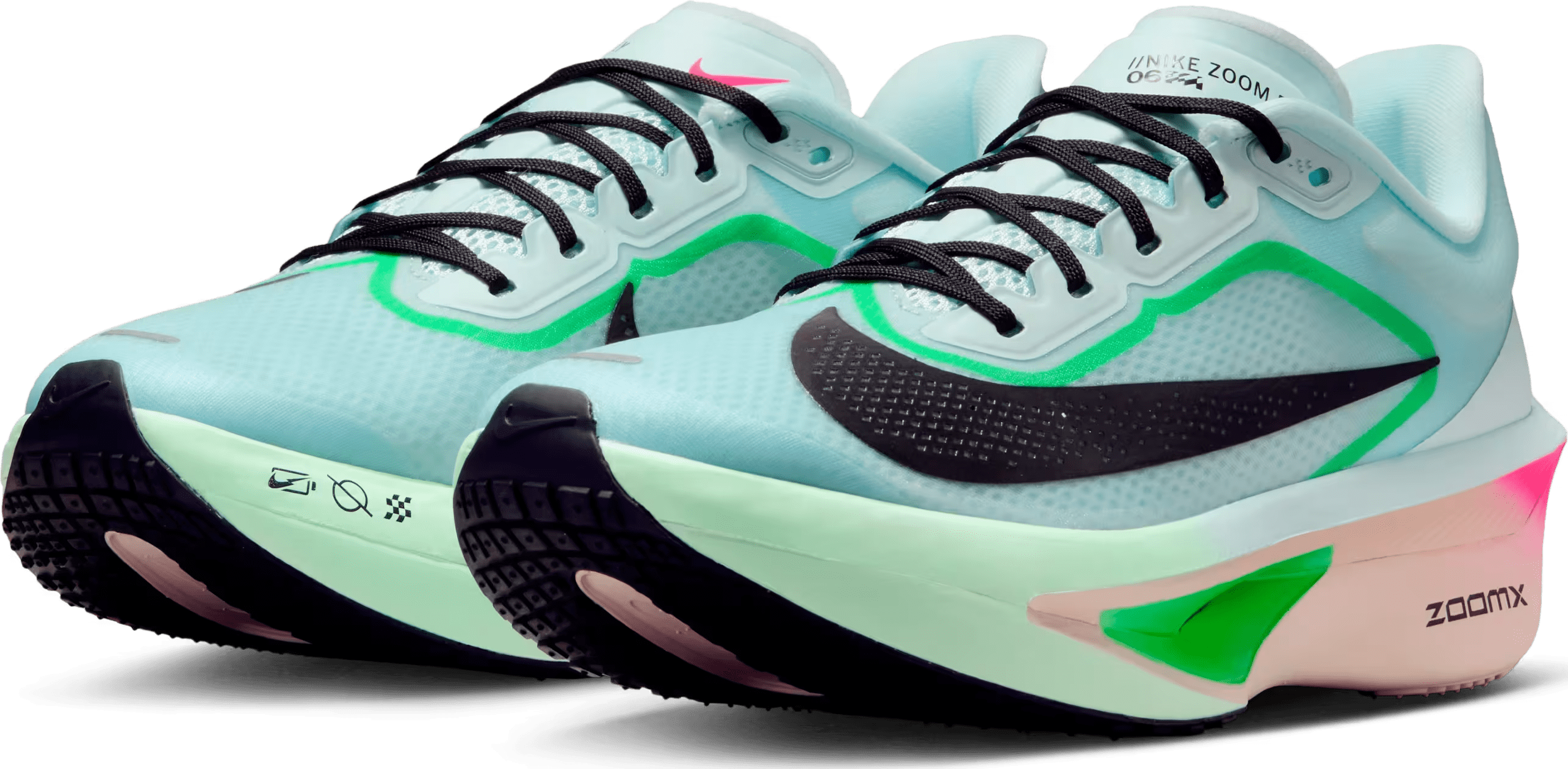 Nike Zoom Fly 6 Glacier Ice Hyper Pink Green Shock Black (Women's)