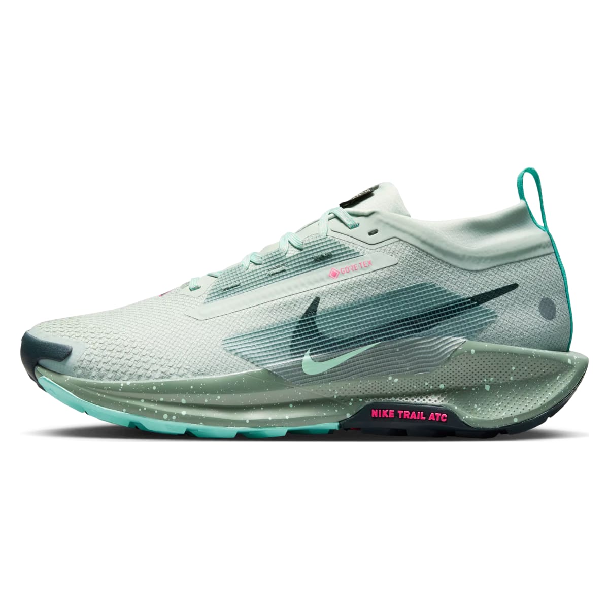 Nike React Pegasus Trail 5 Gore-Tex Light Silver Clay Green