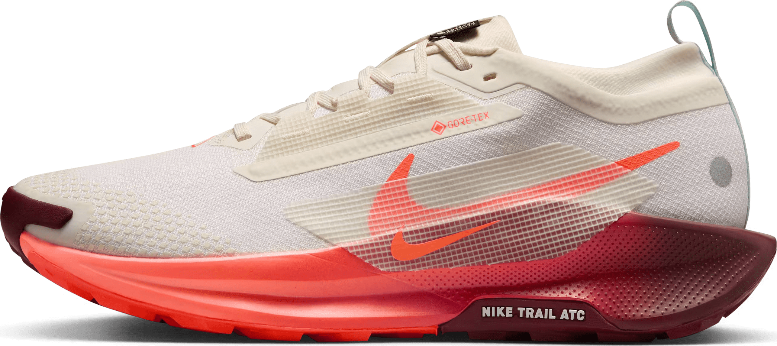 Nike React Pegasus Trail 5 Gore-Tex Sail Glacier Blue Dark Team Red Hyper Crimson