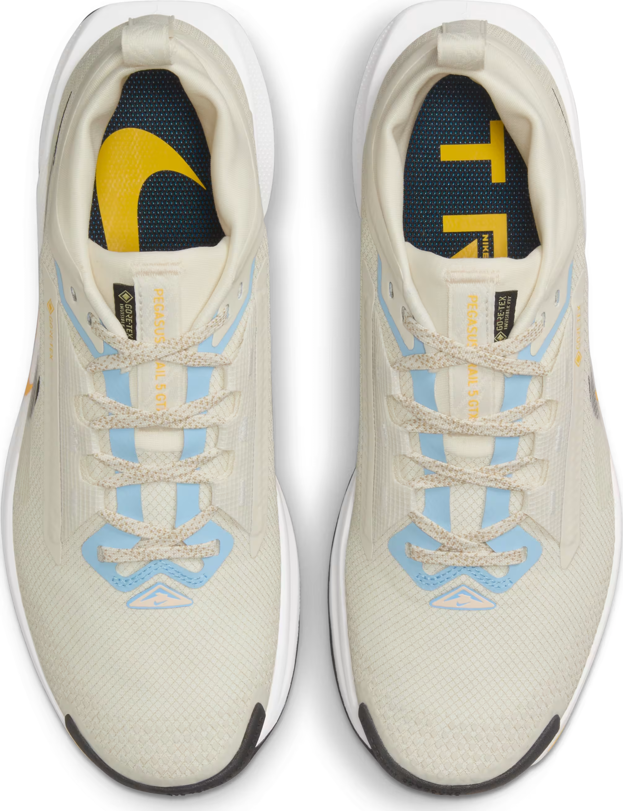 Nike Pegasus Trail 5 Gore-Tex Phantom White University Gold Black (Women's)
