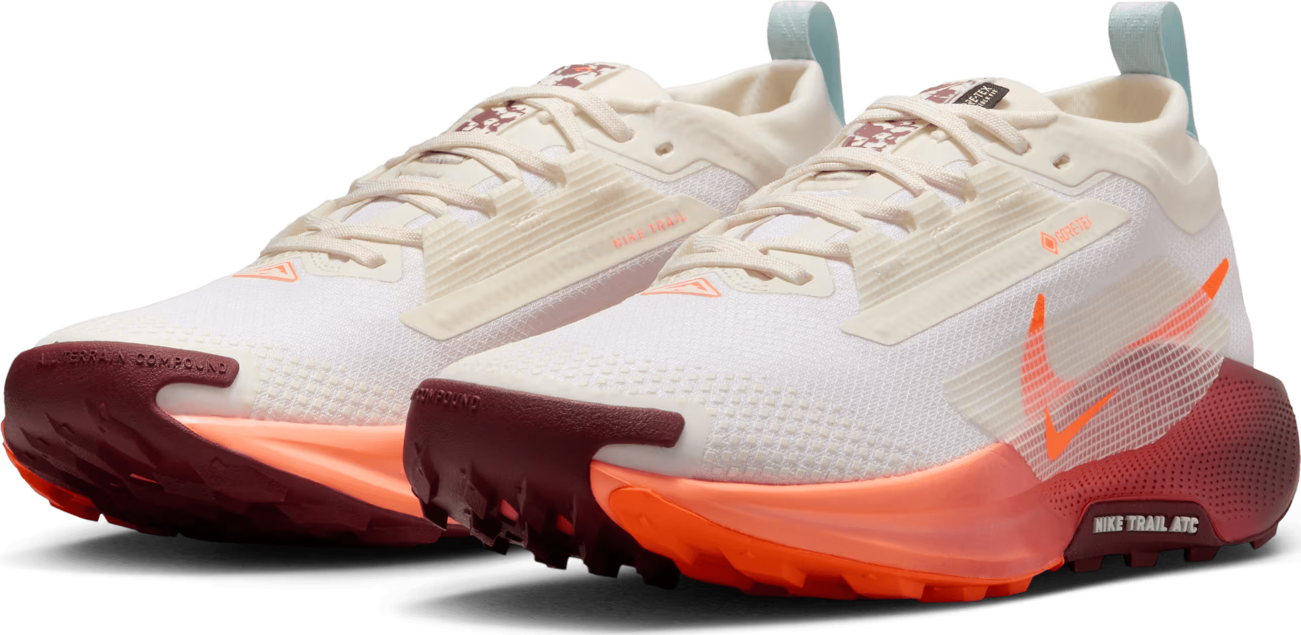 Nike React Pegasus Trail 5 Gore-Tex Sail Glacier Blue Dark Team Red Hyper Crimson (Women's)